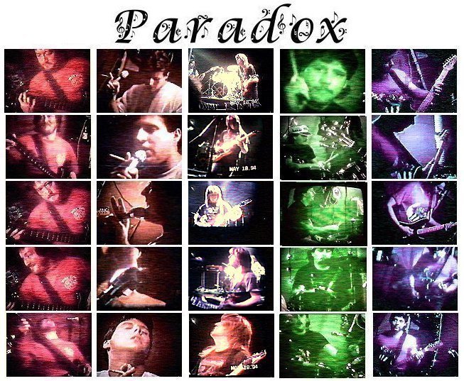 My garage band, Paradox, in 1993. From left to right: Reggie Richardson (Bass guitar & vocals), Steve Martin (lead vocals), Todd Hill (guitar), Ernest 'Russ' Russell (drums), & myself Bob Beal (lead guitar).