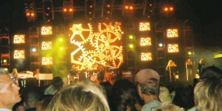 Image of Lynyrd Skynyrd rocking out at the Big State Festival in College Station, TX October 13, 2007.